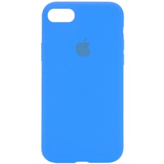 Чехол Silicone Case Full Protective (AA) для Apple iPhone 6/6s (4.7") Голубой / Blue