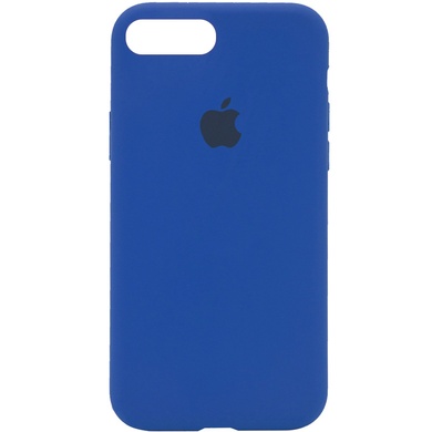 Чехол Silicone Case Full Protective (AA) для Apple iPhone 7 plus / 8 plus (5.5") Синий / Royal blue
