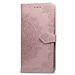 Шкіряний чохол (книжка) Art Case с візитницею для Xiaomi Redmi Note 6 Pro, Рожевий