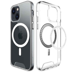 Чехол TPU Space Case з MagSafe для Apple iPhone 13 mini (5.4"), Прозрачный