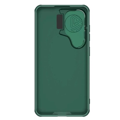 Карбоновая накладка Nillkin Camshield Prop для Samsung Galaxy S24+ Deep Green