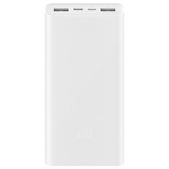 Портативний зарядний пристрій Xiaomi Mi Power Bank3 18W 20000 mAh (2USB+Type-C)(PLM18ZM/VXN4258CN), Білий