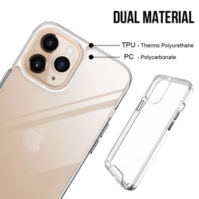 Чехол TPU Space Case transparent для Apple iPhone 15 Pro (6.1") Прозрачный