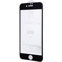 Захисне скло 5D Hard (full glue) (тех.пак) для Apple iPhone 6 / 6s (4.7 "), Чорний