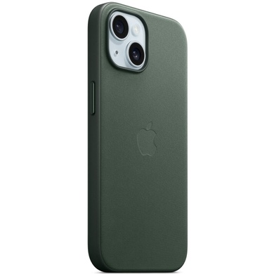 Чехол FineWoven (AAA) with MagSafe для Apple iPhone 15 (6.1") Ever Green