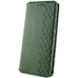 Кожаный чехол книжка GETMAN Cubic (PU) для Samsung Galaxy S24+ Коричневый