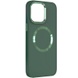 TPU чехол Bonbon Metal Style with MagSafe для Apple iPhone 15 Plus (6.7") Зеленый / Pine green