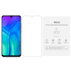 Захисна гідрогелева плівка SKLO (екран) (тех.пак) для Huawei Y6 (2018), Прозрачный