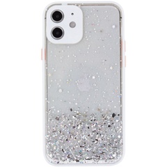 TPU чехол Spangle star с защитой камеры для Apple iPhone 12 mini (5.4") Белый