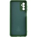 Чехол Silicone Cover Lakshmi Full Camera (A) для Samsung Galaxy A15 4G/5G Зеленый / Dark green