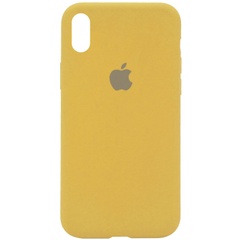 Чохол Silicone Case Full Protective (AA) для Apple iPhone X (5.8 ") / XS (5.8"), Золотой / Gold