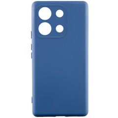 Чехол Silicone Cover Lakshmi Full Camera (A) для Xiaomi Redmi Note 13 4G Синий / Navy Blue