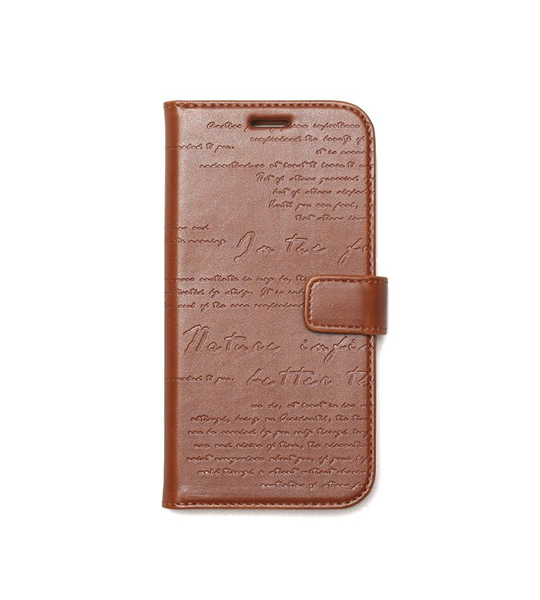 Кожаный чехол Zenus Masstige Lettering Diary для Samsung G930F Galaxy S7 Коричневый