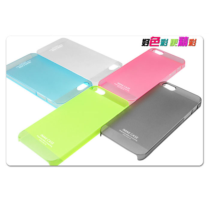 Пластиковая накладка IMAK 0,7 mm Color series для Apple iPhone 5/5S/SE Бирюзовый