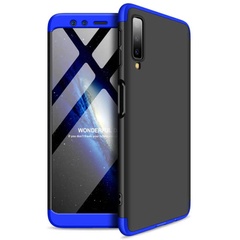 Пластиковая накладка GKK LikGus 360 градусов (opp) для Samsung Galaxy A50 (A505F) / A50s / A30s Черный / Синий