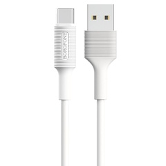 Дата кабель Borofone BX1 EzSync USB to Type-C (1m), Білий