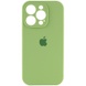 Чехол Silicone Case Full Camera Protective (AA) для Apple iPhone 15 Pro Max (6.7") Мятный / Mint