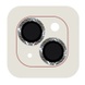 Защитное стекло Metal Shine на камеру (в упак.) для Apple iPhone 15 (6.1") / 15 Plus (6.7") Серебряный / Silver