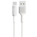 Дата кабель Borofone BX1 EzSync USB to Type-C (1m) Белый