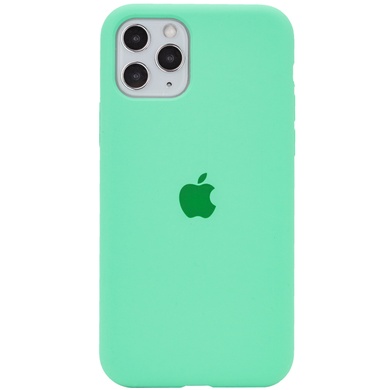 Чохол Silicone Case Full Protective (AA) для Apple iPhone 11 Pro Max (6.5"), Зелений / Spearmint