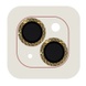 Защитное стекло Metal Shine на камеру (в упак.) для Apple iPhone 15 (6.1") / 15 Plus (6.7") Золотой / Gold