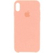 Чохол Silicone Case (AA) для Apple iPhone X (5.8 ") / XS (5.8"), Розовый / Light Flamingo