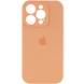 Чохол Silicone Case Full Camera Protective (AA) для Apple iPhone 15 Pro Max (6.7"), Помаранчевий / Cantaloupe