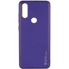Шкіряний чохол Xshield для Xiaomi Redmi Note 7 / Note 7 Pro / Note 7s, Фиолетовый / Dark Purple