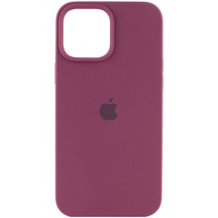 Чехол Silicone Case Full Protective (AA) для Apple iPhone 15 Plus (6.7") Бордовый / Plum