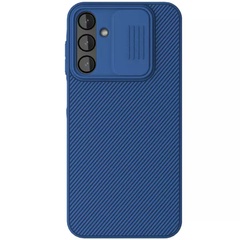 Карбоновая накладка Nillkin Camshield (шторка на камеру) для Samsung Galaxy A25 5G Синий / Blue
