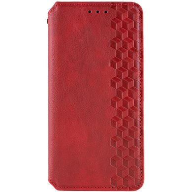 Шкіряний чохол книжка GETMAN Cubic (PU) для Samsung Galaxy A05s, Червоний