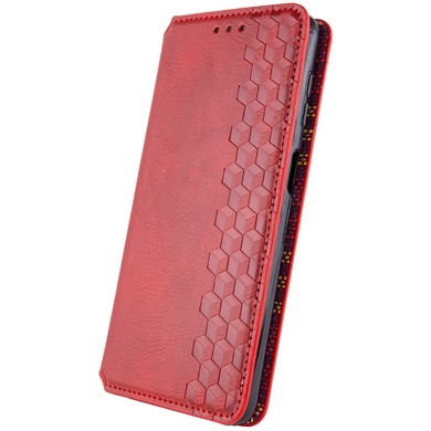 Шкіряний чохол книжка GETMAN Cubic (PU) для Samsung Galaxy A05s, Червоний