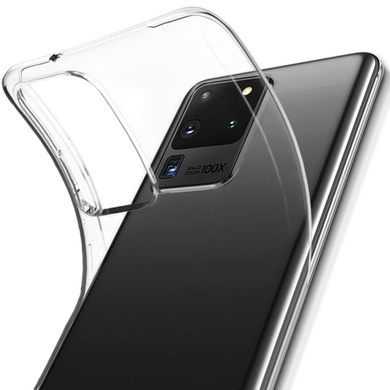 TPU чехол Epic Transparent 1,0mm для Samsung Galaxy S20 Ultra