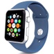 Силиконовый ремешок для Apple watch 42mm/44mm/45mm/49mm Темно-синий / Midnight blue