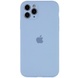 Чохол Silicone Case Full Camera Protective (AA) для Apple iPhone 12 Pro (6.1"), Блакитний / Lilac Blue