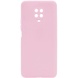 Силиконовый чехол Candy Full Camera для Xiaomi Redmi Note 9s / Note 9 Pro / Note 9 Pro Max Розовый / Pink Sand