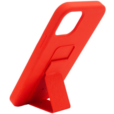 Чохол Silicone Case Hand Holder для Apple iPhone 12 Pro Max (6.7"), Червоний / Red