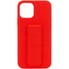 Чехол Silicone Case Hand Holder для Apple iPhone 12 Pro Max (6.7") Красный / Red