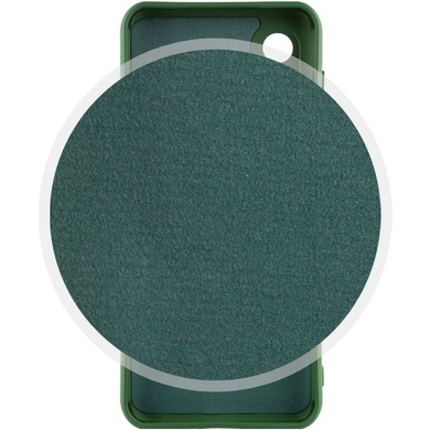 Чехол Silicone Cover Lakshmi Full Camera (A) для Samsung Galaxy S23+ Зеленый / Dark green