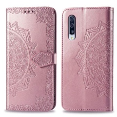 Шкіряний чохол (книжка) Art Case з візитницею для Samsung Galaxy A50 (A505F) / A50s / A30s, Рожевий