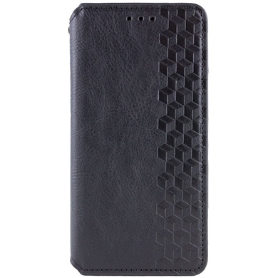 Кожаный чехол книжка GETMAN Cubic (PU) для Samsung Galaxy A05s Черный