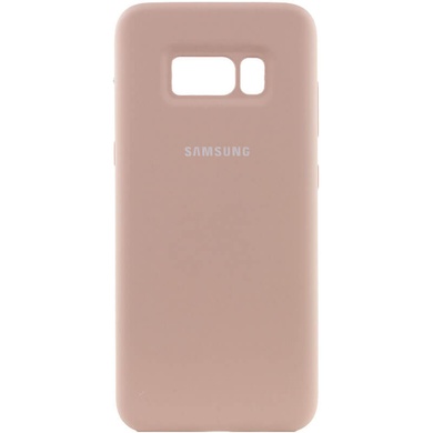 Чехол Silicone Cover Full Protective (AA) для Samsung G950 Galaxy S8 Розовый / Pink Sand