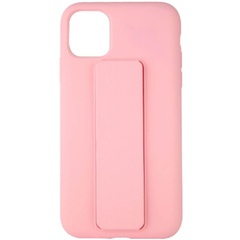 Чехол Silicone Case Hand Holder для Apple iPhone 11 Pro (5.8") Розовый / Pink
