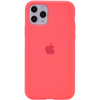 Чохол Silicone Case Full Protective (AA) для Apple iPhone 11 Pro Max (6.5"), Рожевий / Flamingo