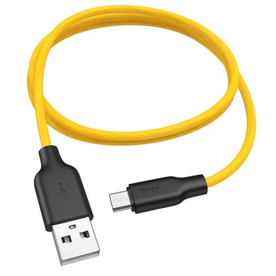 Дата кабель Hoco X21 Plus Silicone MicroUSB Cable (1m)