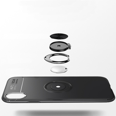 TPU чохол Deen ColorRing під магнітний тримач (opp) для Apple iPhone XR (6.1")