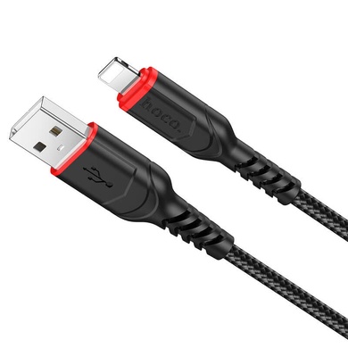 Дата кабель Hoco X59 Victory USB to Lightning (1m), Чорний