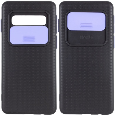 Чехол Camshield Black TPU со шторкой защищающей камеру для Samsung Galaxy S10