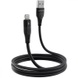Дата кабель Proove Soft Silicone USB to Lightning 2.4A (1m) Black