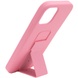 Чехол Silicone Case Hand Holder для Apple iPhone 12 Pro Max (6.7") Розовый / Pink